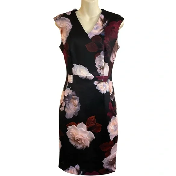 Calvin Klein Floral Sheath Dress - Picture 8 of 9